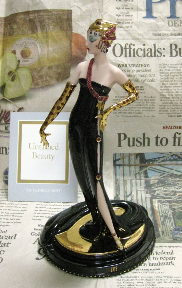 ☆エルテ*Erte Untamed Beauty*フランクリンミント*フィギュリン