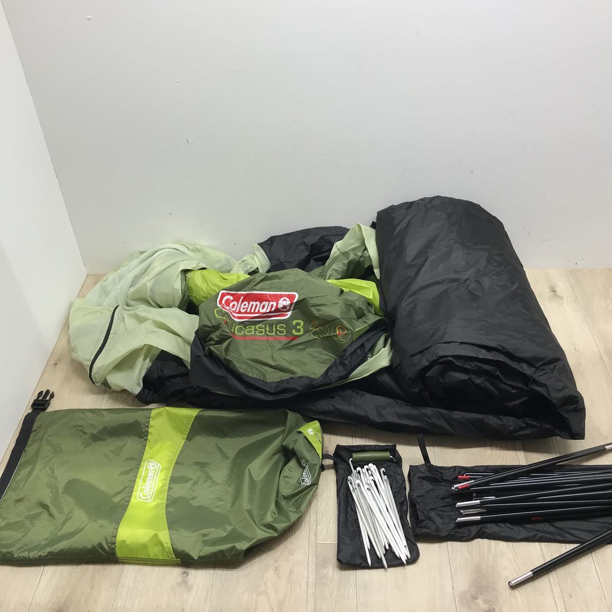184 D 1円〜 Coleman Caucasus 3 テント 3人用 アウトドア コールマン