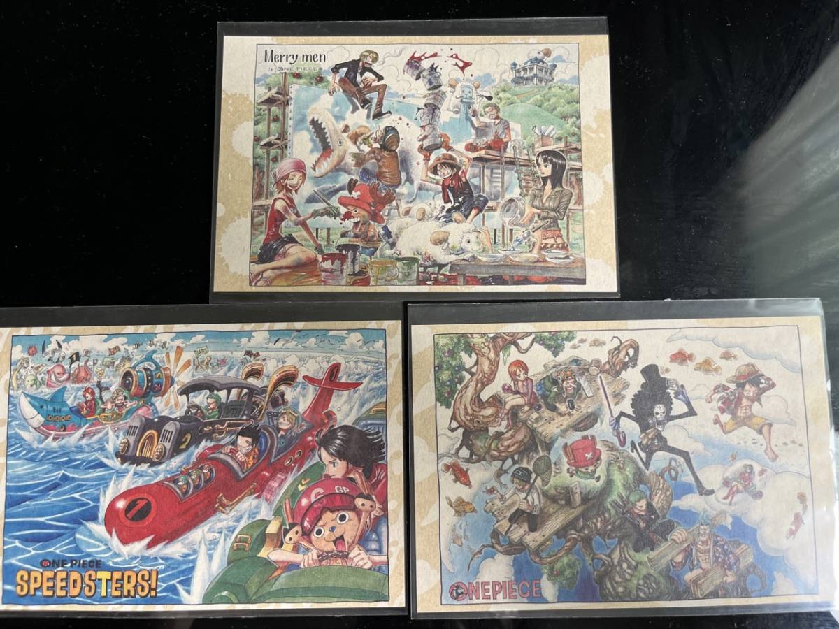 ONEPIECE展 ポストカード 3枚セット② 尾田栄一郎 少年ジャンプ 