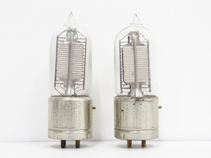 □□Western Electric VT1 真空管2本 VT-1 ウエスタンエレクトリック