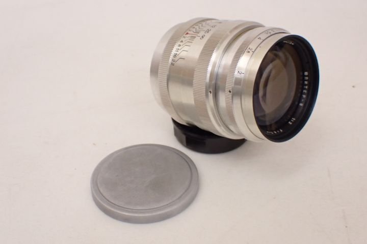 KMZ クラスノゴルスク機械工場 ロシアンレンズ/中望遠レンズ JUPITER-9 85mm F2 シルバー 1960年製 Leica Lマウント □ 6671F-60