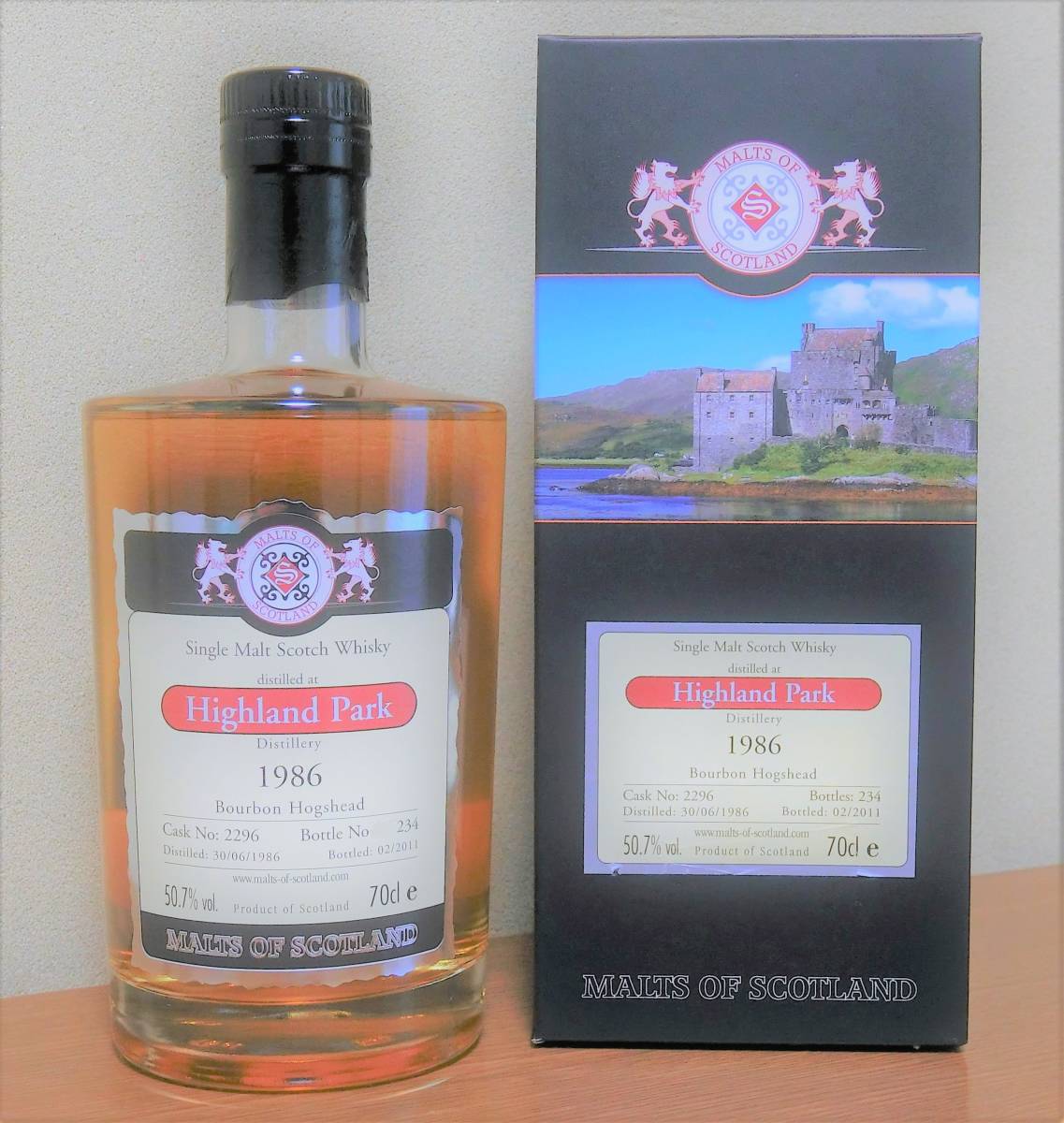 □ハイランドパーク (Highland Park) 1986 24年 50.7%/700ml 1本