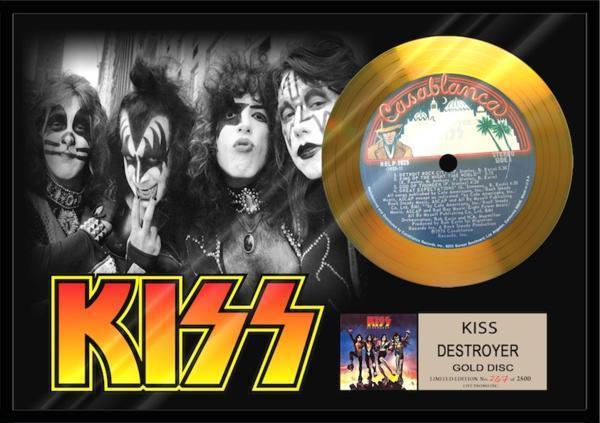 【超激得，お買い得】 KISS キッス Destroyer 24金ゴールドディスク/証明書付(Kiss)｜売買されたオークション情報、yahooの商品情報をアーカイブ公開 - オークファン K