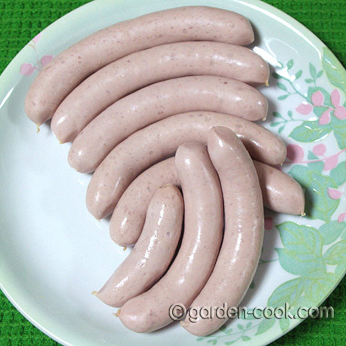 羊腸（2m×3本）ウインナーソーセージ用 天然ケーシング★塩漬 皮 天然腸★衛生的な小分けアルミパック★自家製ソーセージにオススメ_3