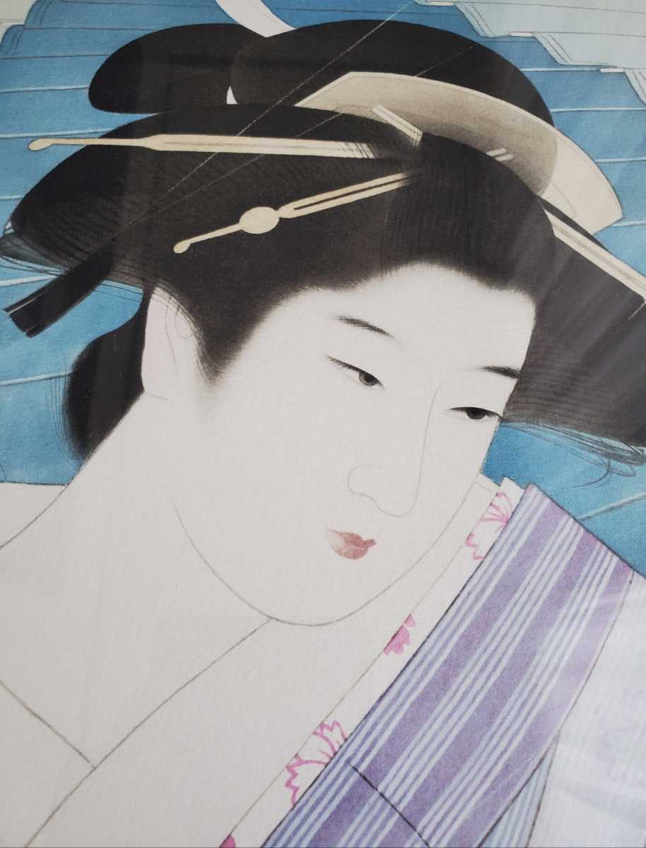 伊東深水 美人画 日本画 通り雨 和服 美人図 作(美人画)｜売買されたオークション情報、yahooの商品情報をアーカイブ公開 ...