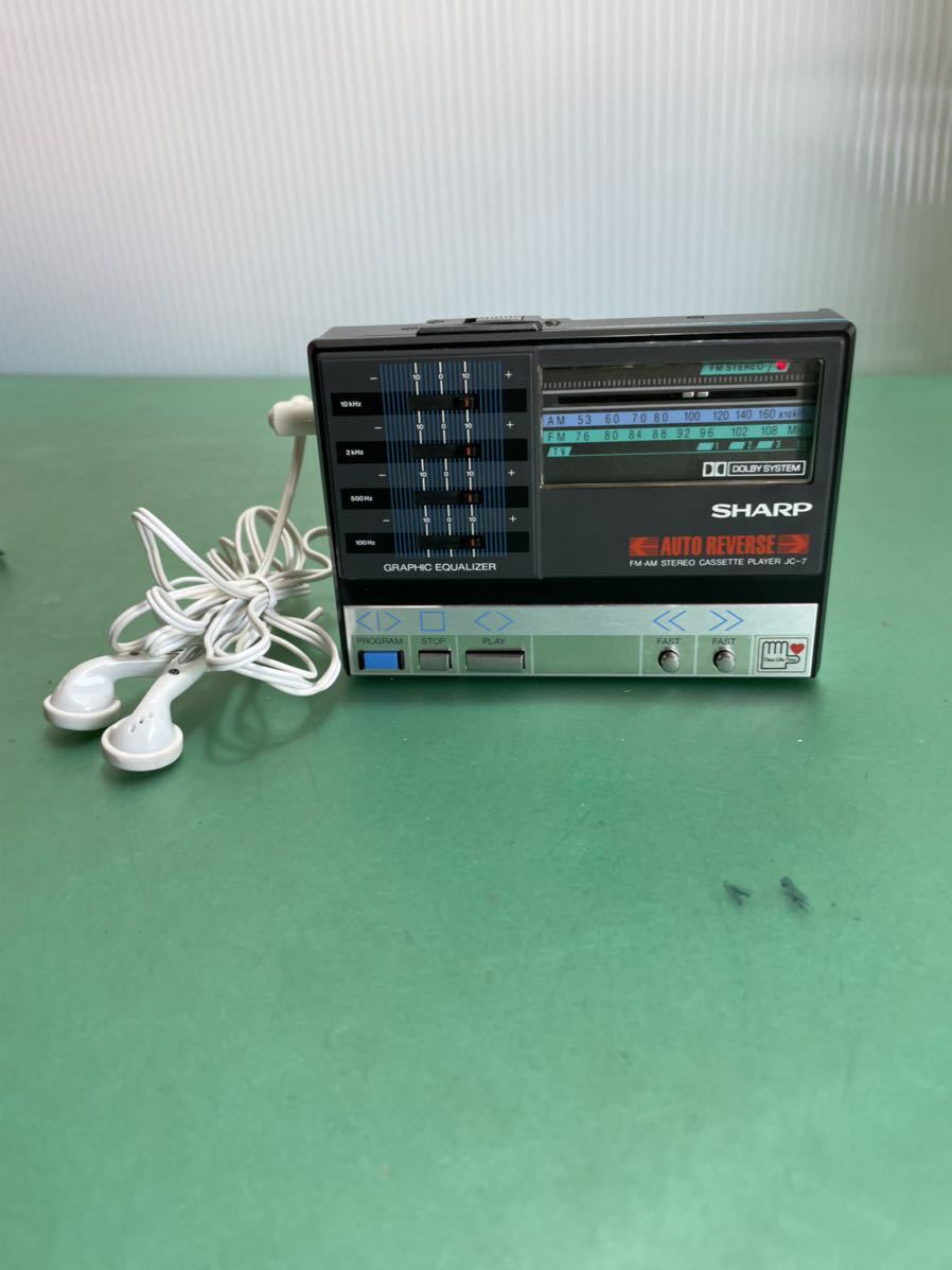 SHARP カセットプレーヤー JC-7 ジャンク品