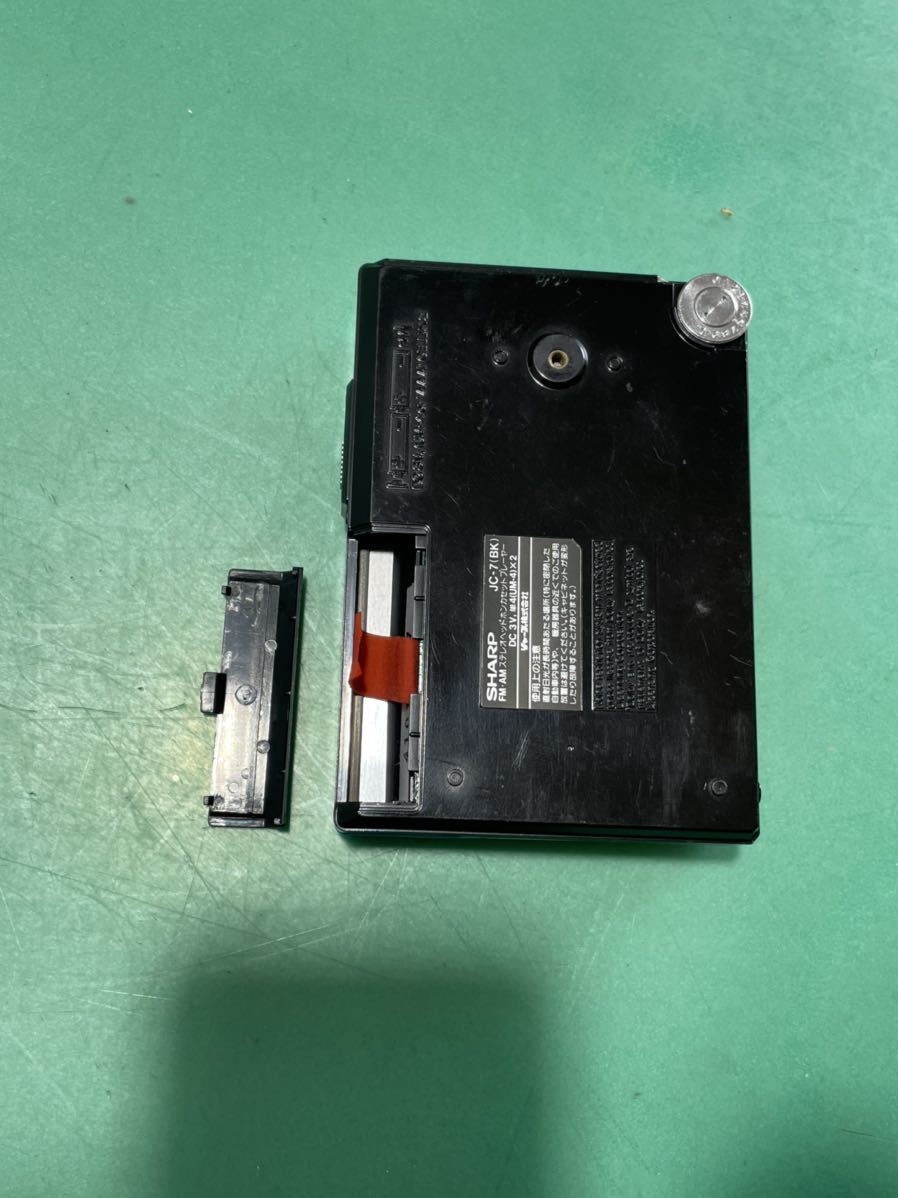 中古シャープ SHARP JC-7 FM / AM ステレオヘッドホン カセット