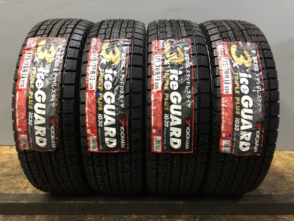 新品 YOKOHAMA ice GUARD iG30 175/70R13 13インチ スタッドレス 4本 
