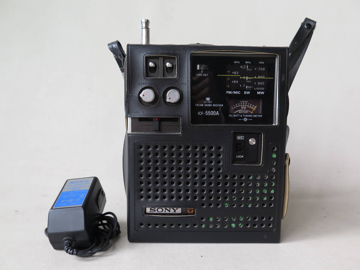 E SONY ICF-5500A スカイセンサー ソニー BCL ラジオ アダプター