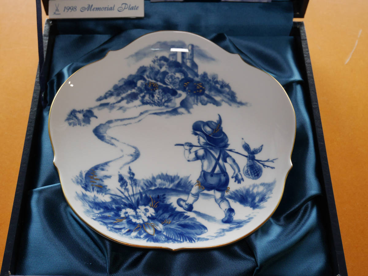 Meissen マイセン イヤープレート 1998年「小さなハンス」(マイセン