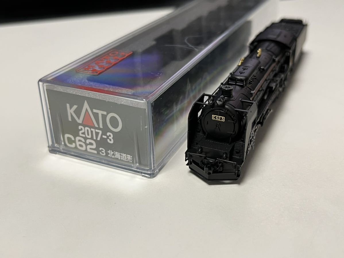 KATO 2017-3 C62 3 北海道形 蒸気機関車 ☆付属品未使用・未取り付け☆ライト点灯・動力OK☆