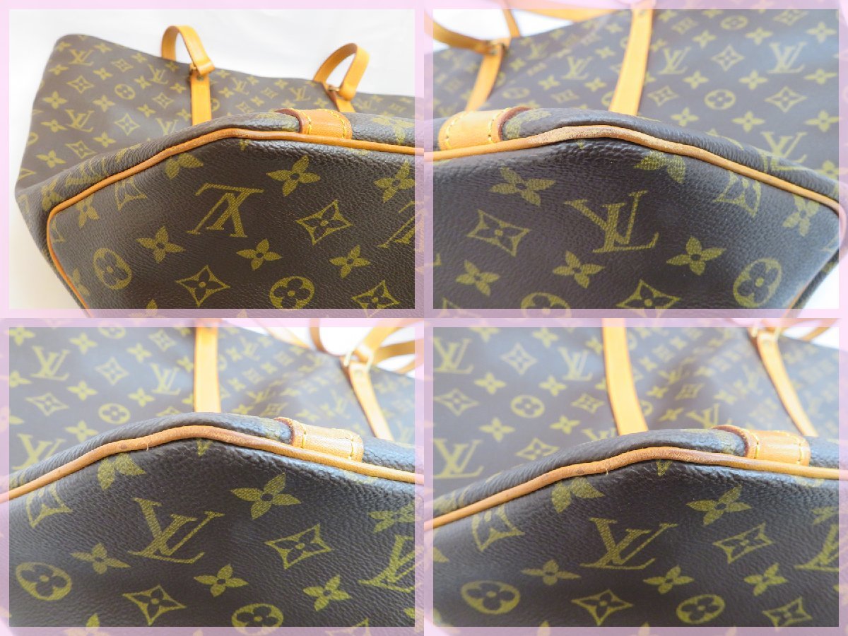 良品】ルイヴィトン Louis Vuitton モノグラム サックショッピング 
