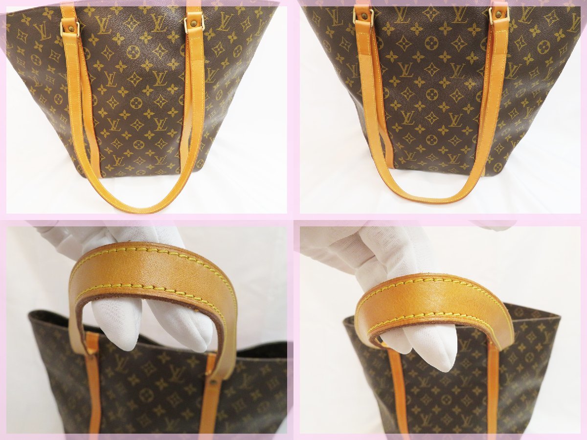 良品】ルイヴィトン Louis Vuitton モノグラム サックショッピング 