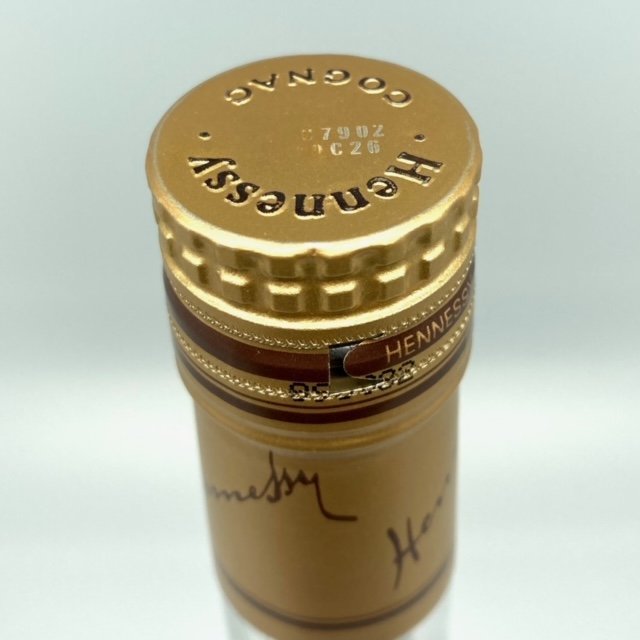 ヘネシー VSOP スリムボトル クリア 金キャップ Hennessy Fine