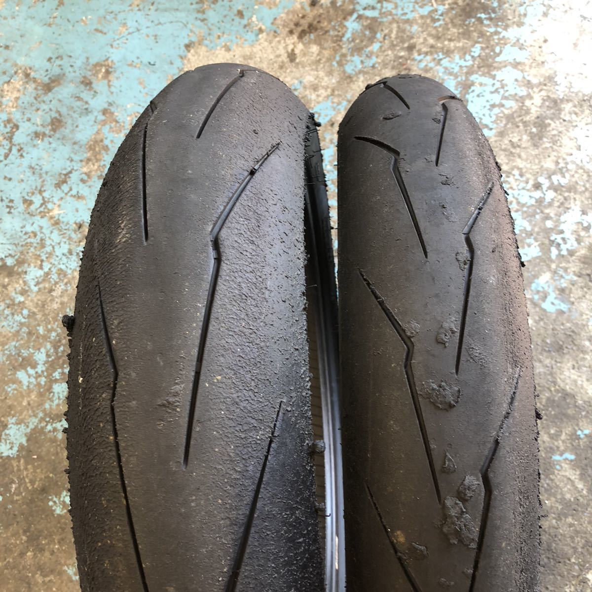 ピレリ ディアブロ スーパーコルサ SC 110/70-17 140/70-17 60分使用