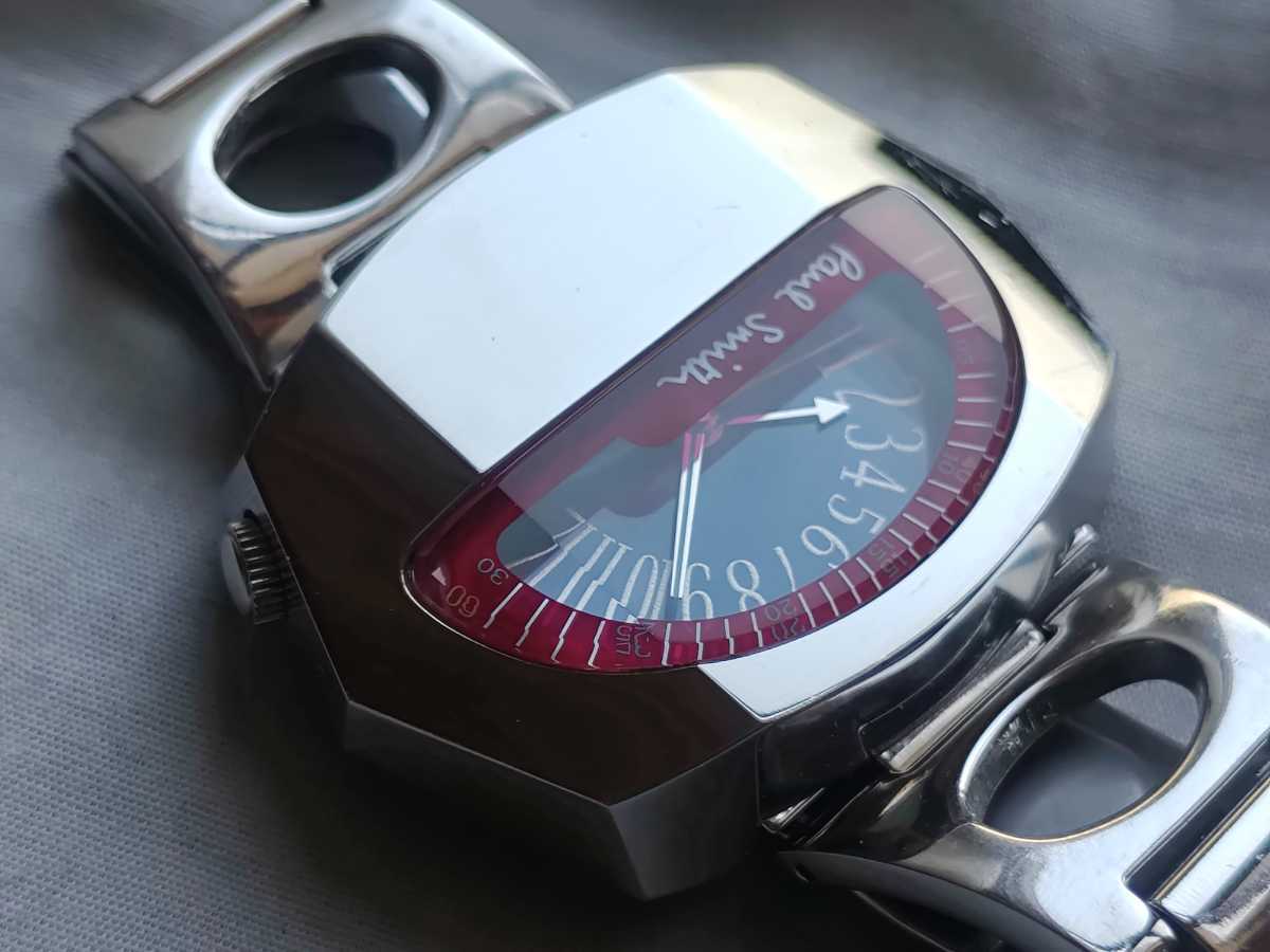 Paul Smith ポールスミス 腕時計 スピードメーター 鉄仮面 黄色国内