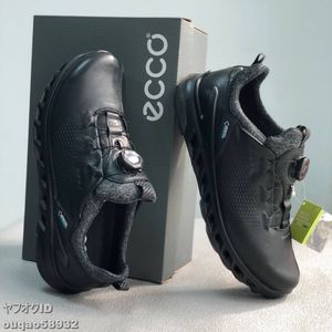 最安 ゴルフスニーカー メンズ ブルー 快適 本革 Ecco デンマーク Brandsynariourdu Com