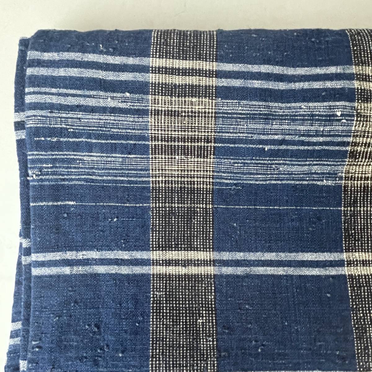 丹波布 木綿古裂 133×144cm 4巾 / 藍染木綿 民藝 襤褸 継ぎ接ぎ 表具裂