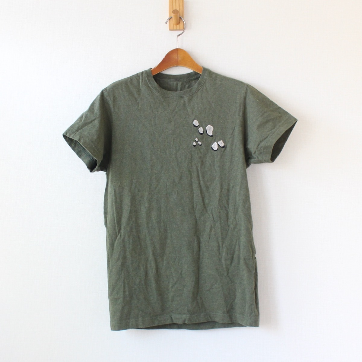 maharishi マハリシ Tシャツ 迷彩柄の龍刺繍 オーガニックコットン 