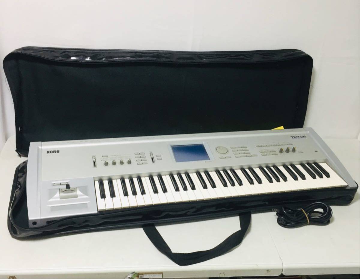 KORG コルグ TRITON 61鍵シンセサイザー 電源コード ソフト