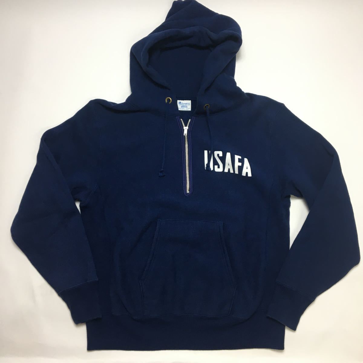 チャンピオン リバースウィーブ USAFA Champion ハーフジップ リバース 