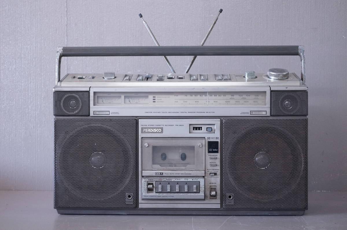 PERDISCO パディスコ TRK-8180 ステレオカセットレコーダー 当時物