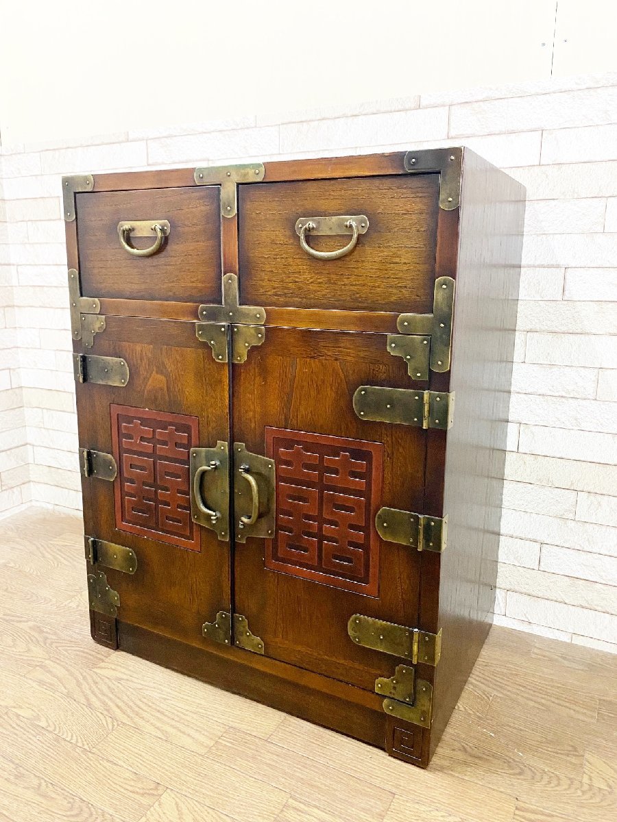 ☆中古☆ アンティーク 李朝家具 棚 キャビネット 【公式通販】