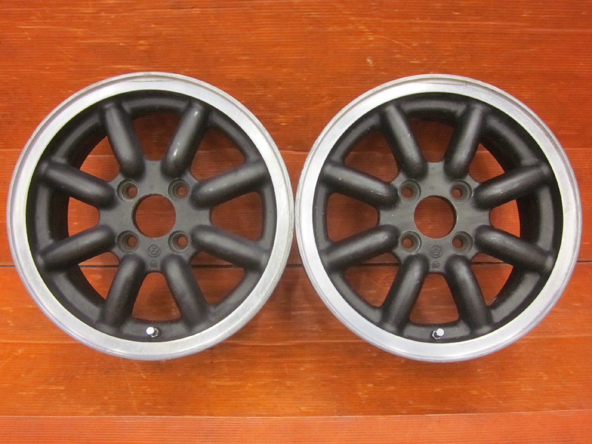 Y】2本セット☆RS WATANABE ワタナベ エイトスポーク RBF 14インチ 6.0 
