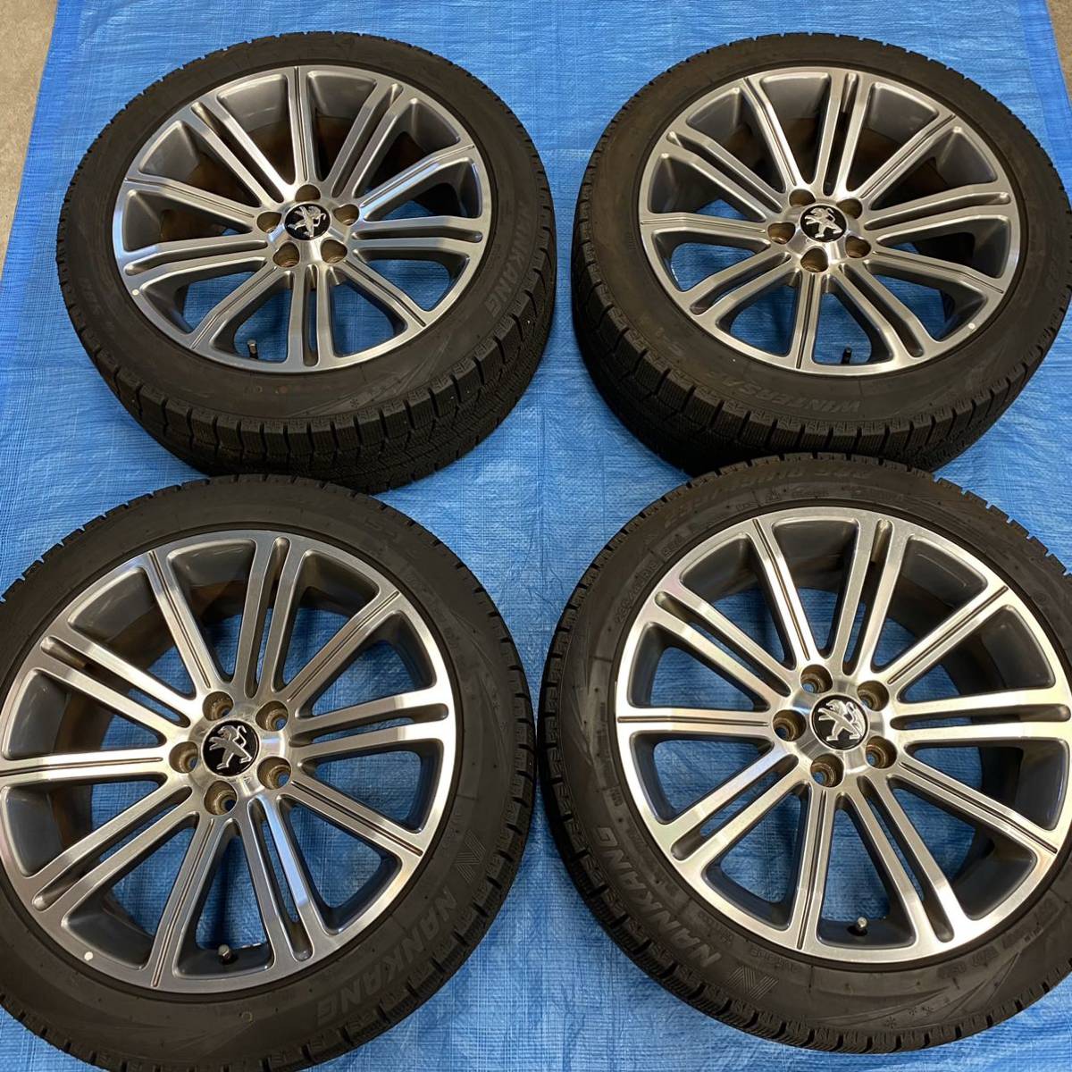 【人気SALE，新作】 新潟市 プジョーRCZ 純正 18&times;8J+27 ＆ ほぼ 2020年製 235/45R18 ナンカン スタッドレスセット 純正アルミホイール(スタッドレスタイヤ)｜売買されたオークション情報、yahooの商品情報をアーカ 5穴