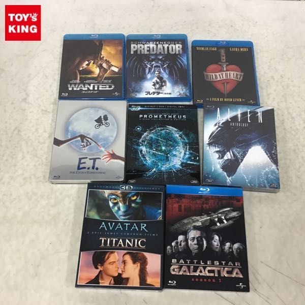 1円～ Blu-ray ワイルド・アット・ハート、プロメテウス、プレデター 特別編、ウォンテッド他 / BD