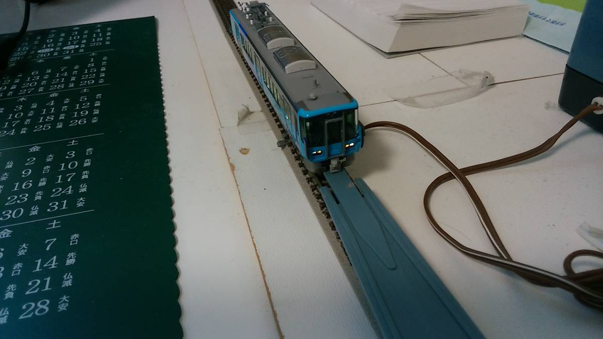 IRいしかわ鉄道521系（藍系）2両セット 室内灯取り付け済み KATO10-1509