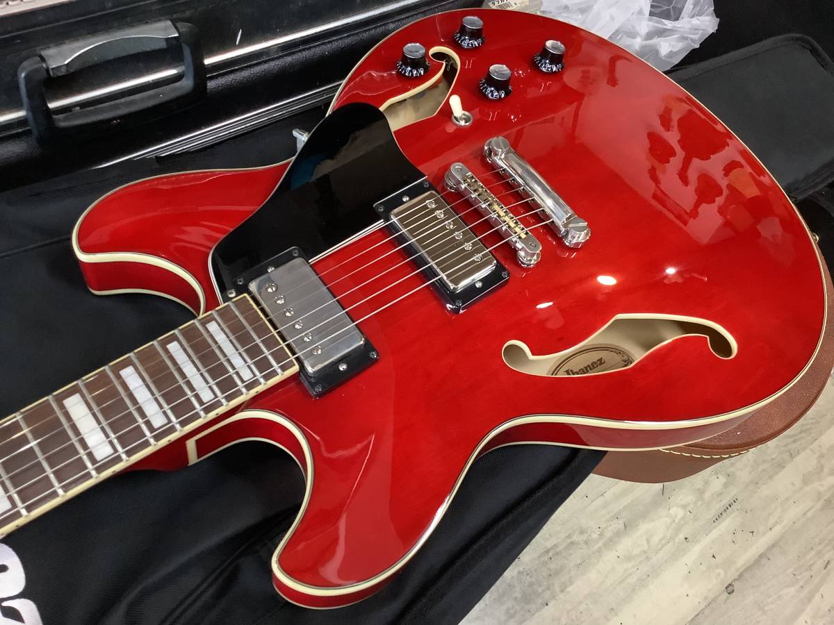 状態のいいセミアコ　Ibanez AS-73TCD アイバニーズセミアコ　セイモアダンカンPU搭載