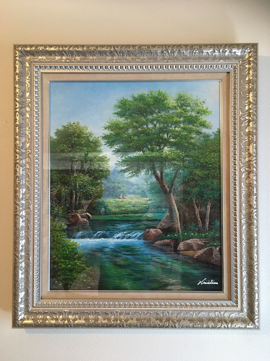 149 絵画 油彩 油絵 風景画 作者不明 額装 額縁付き 商品の状態 【公式