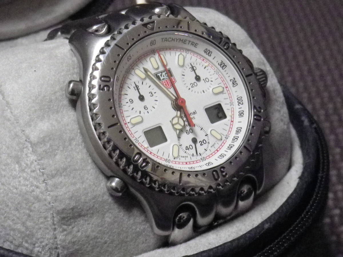 希少 クロノグラフ セナモデル】Tag Heuer タグ ホイヤー S/el セル 