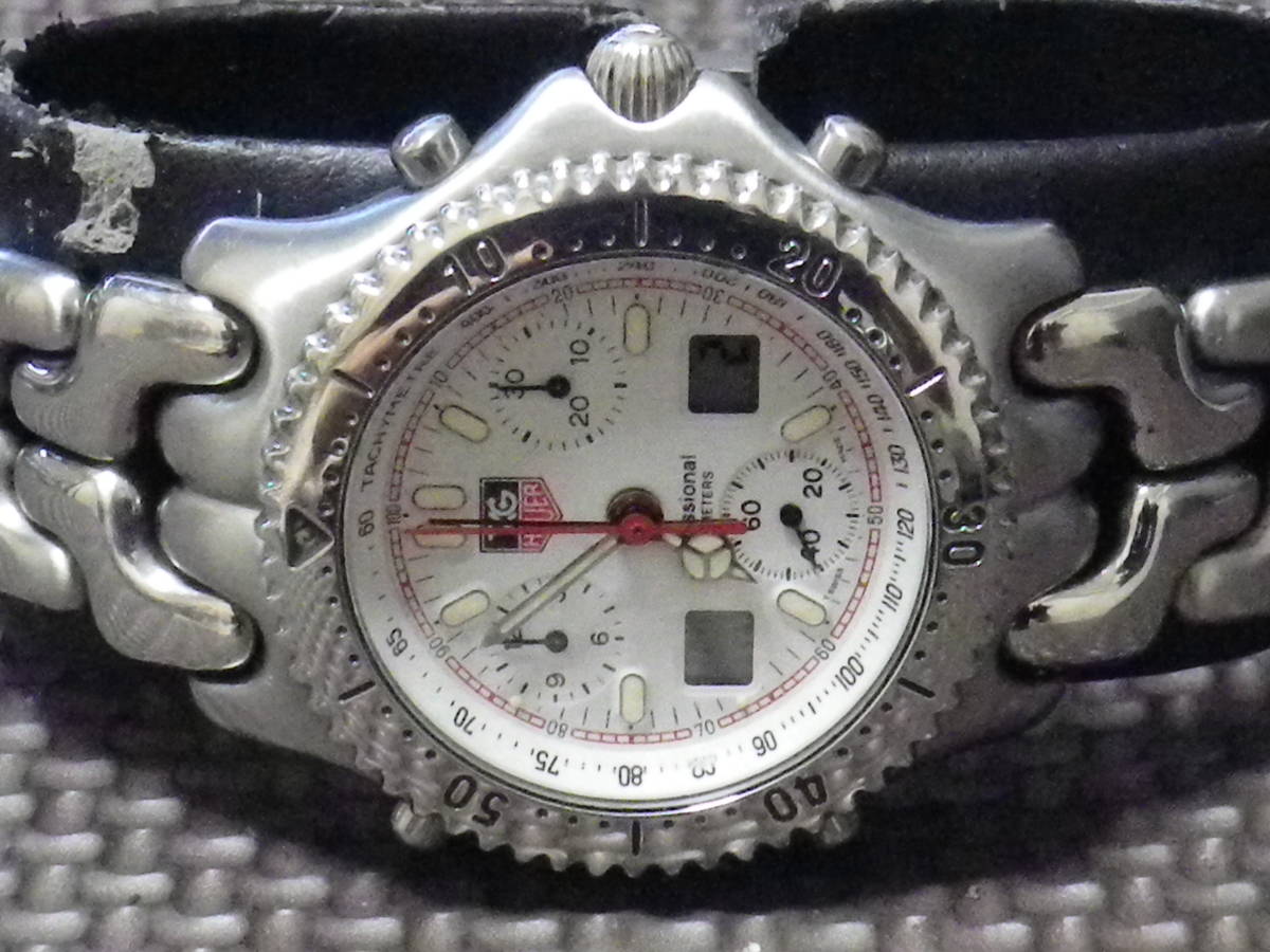 希少 クロノグラフ セナモデル】Tag Heuer タグ ホイヤー S/el セル 