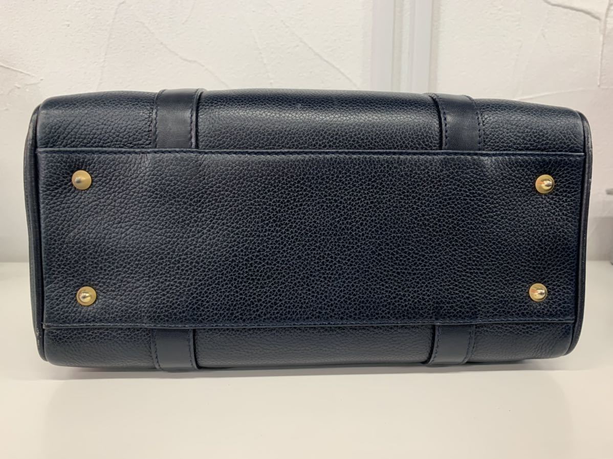 ✨美品✨GUCCI GG ボストンバッグ ハンド ネイビー ゴールド金具 レザー 1円スタート グッチ GUCCI ミニボストンバッグ 000.58.0093 ハンド