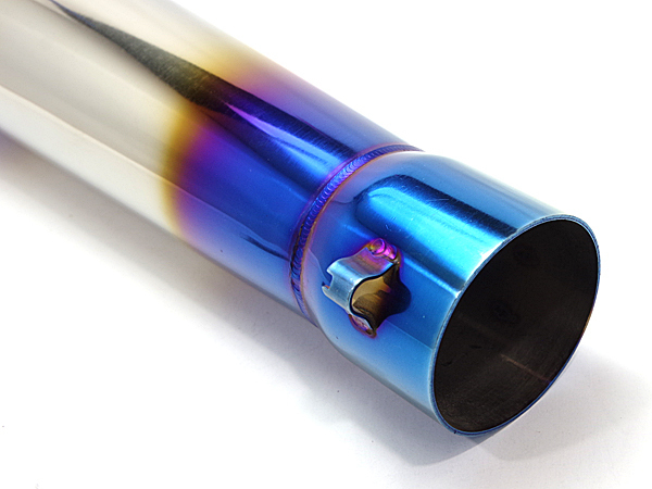 専用品 チタンブルー GPテーパーサイレンサー 60.5mm/ 60.5パイ 汎用 ゼファー