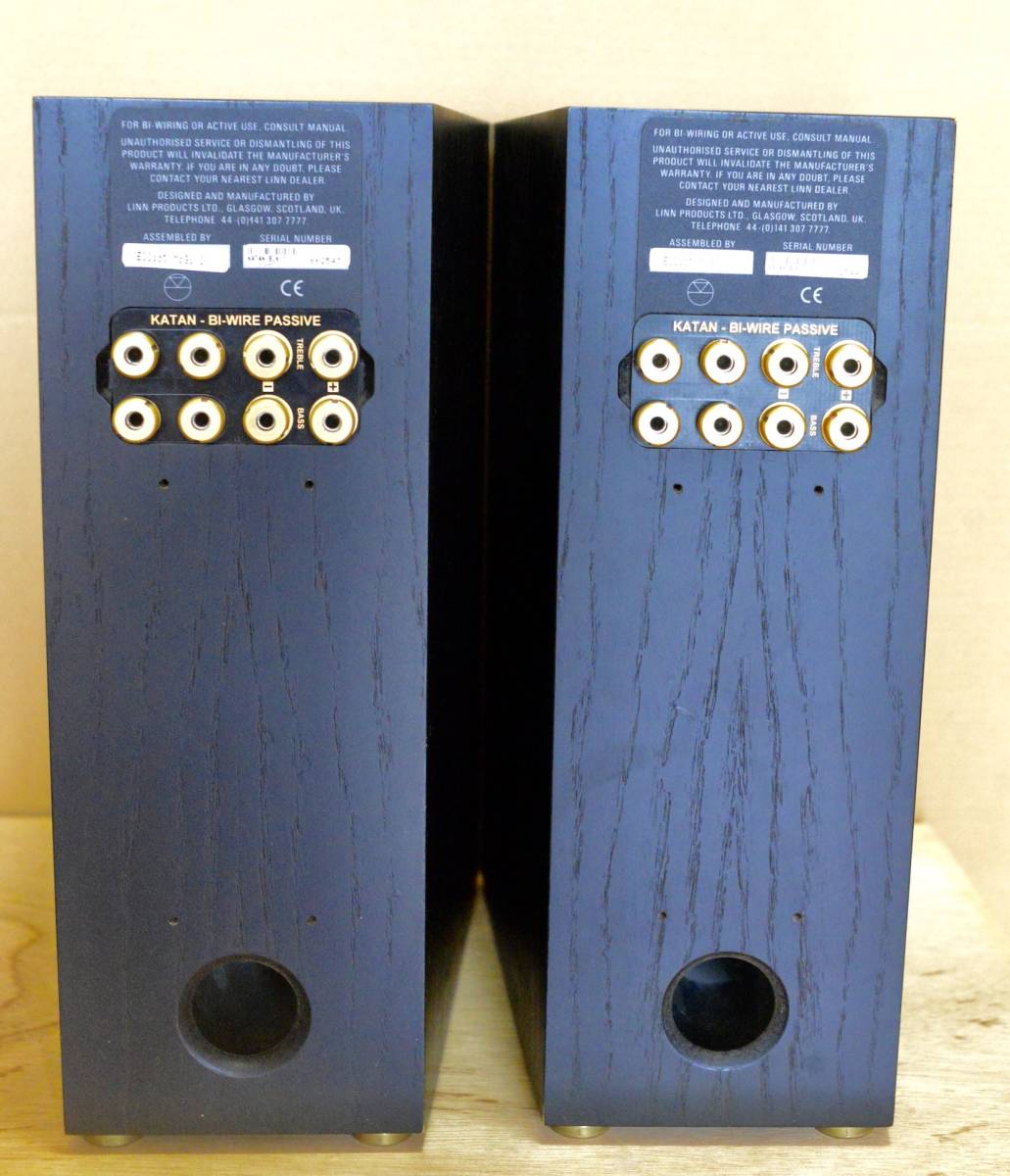 LINN スピーカー KATAN - Linn Katan | リン 黒 Bookshelf Made In The