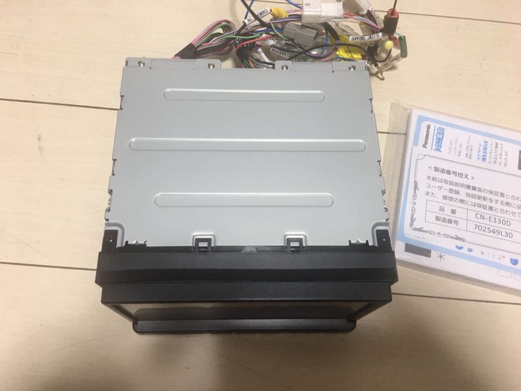 Panasonic パナソニック 「CN-E330D」 SSDナビ 2020年度地図データ 