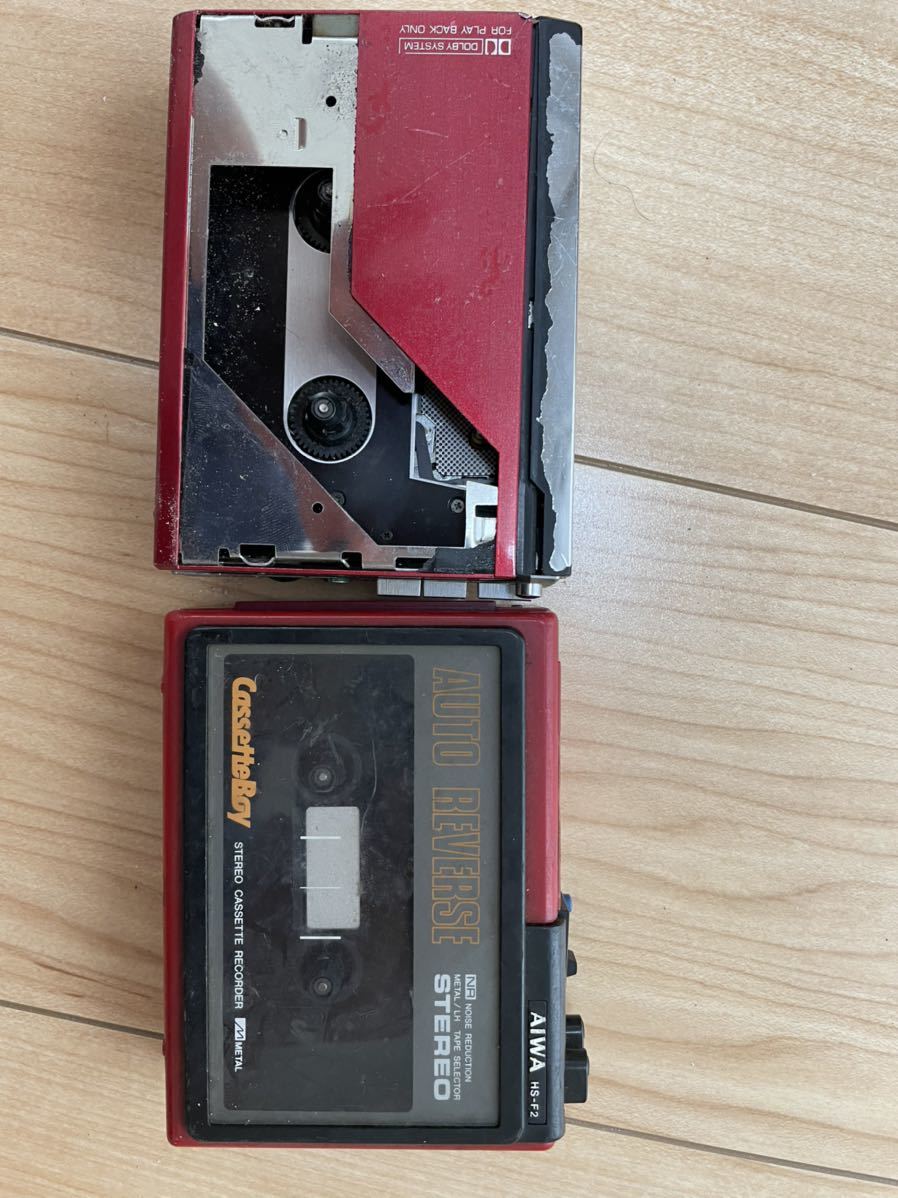 AIWA HS-F7 Cassette Boy カセットプレーヤー　現状品 AIWA HS-F2 HS-F7 AIWA CassetteBoy カセットプレーヤー・現状品 AIWA