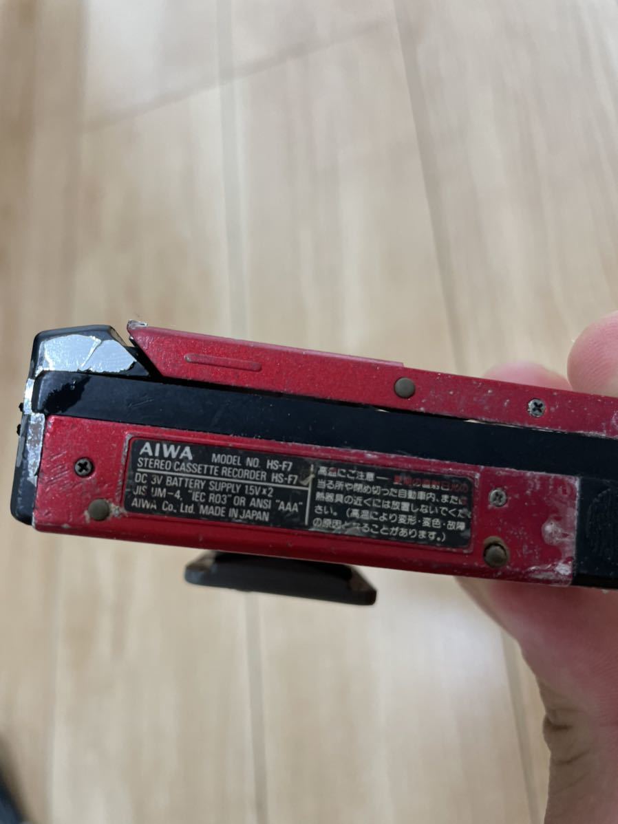 AIWA HS-F2 HS-F7 AIWA CassetteBoy カセットプレーヤー・現状品 AIWA