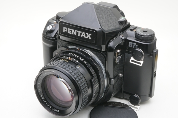 フジヤカメラ】難有り品 PENTAX 67Ⅱ (AEファインダー／P 105mm F2.4