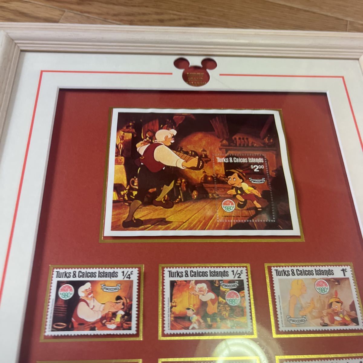 ピノキオ ☆ 切手 スタンプアートギャラリー ディズニー スタンプアート