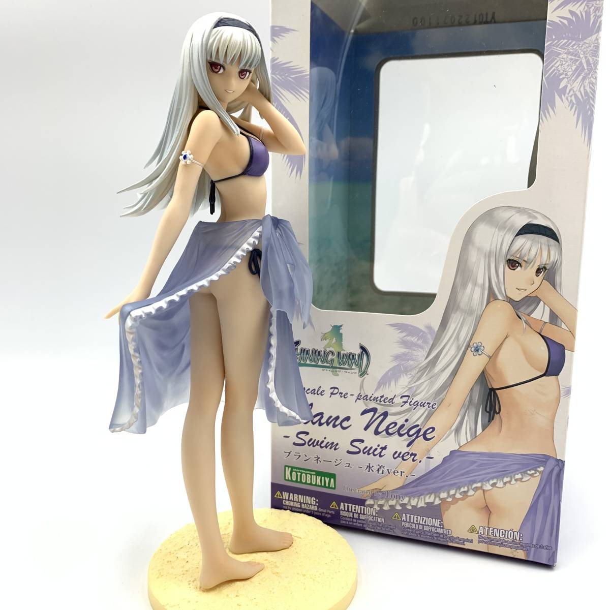 玩D46 フィギュア ☆コトブキヤ 1/7 ブランネージュ [水着ver