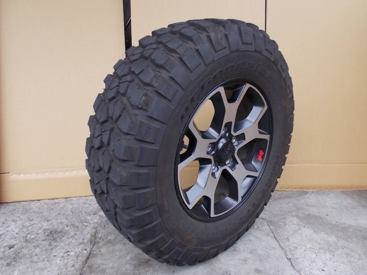 中古】ジープ ラングラー JL ルビコン 17インチ 純正ホイール 7.5J + 