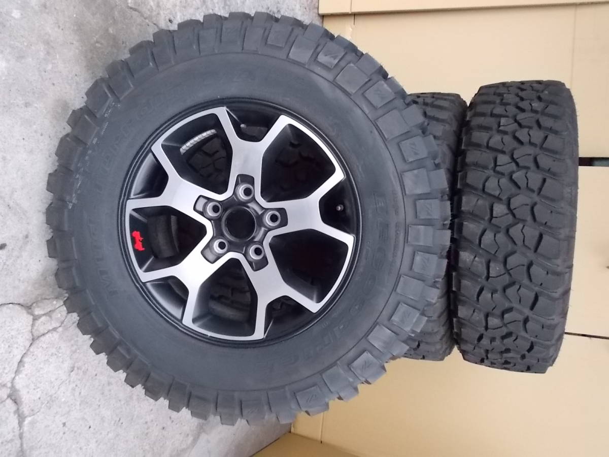 中古】ジープ ラングラー JL ルビコン 17インチ 純正ホイール 7.5J + 