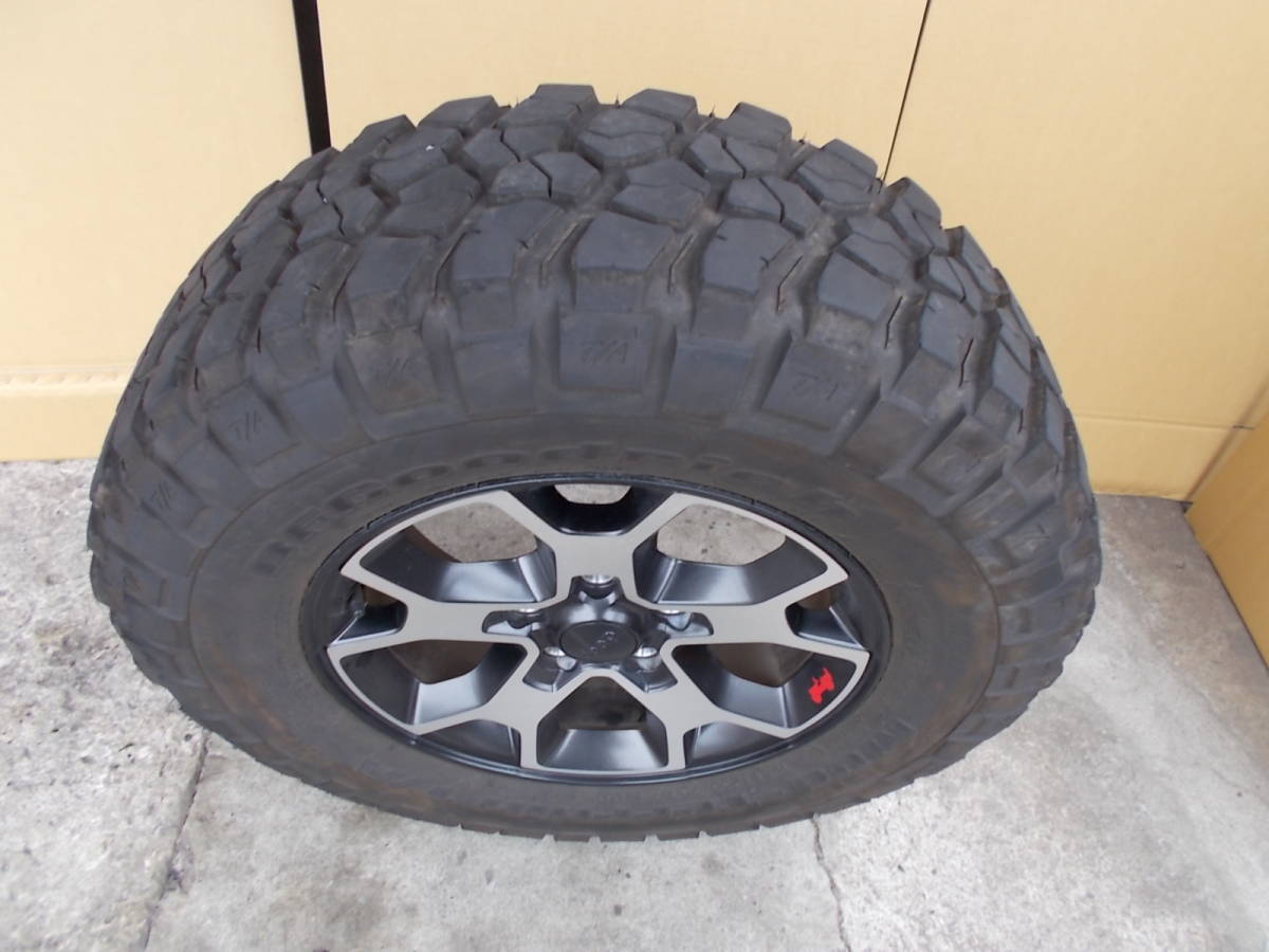 中古】ジープ ラングラー JL ルビコン 17インチ 純正ホイール 7.5J + 