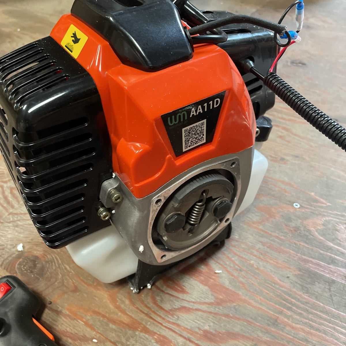 1円スタート ジャンク 家庭用草刈り機 43cc エンジン 草刈機 2分割式 my-AA11D③
