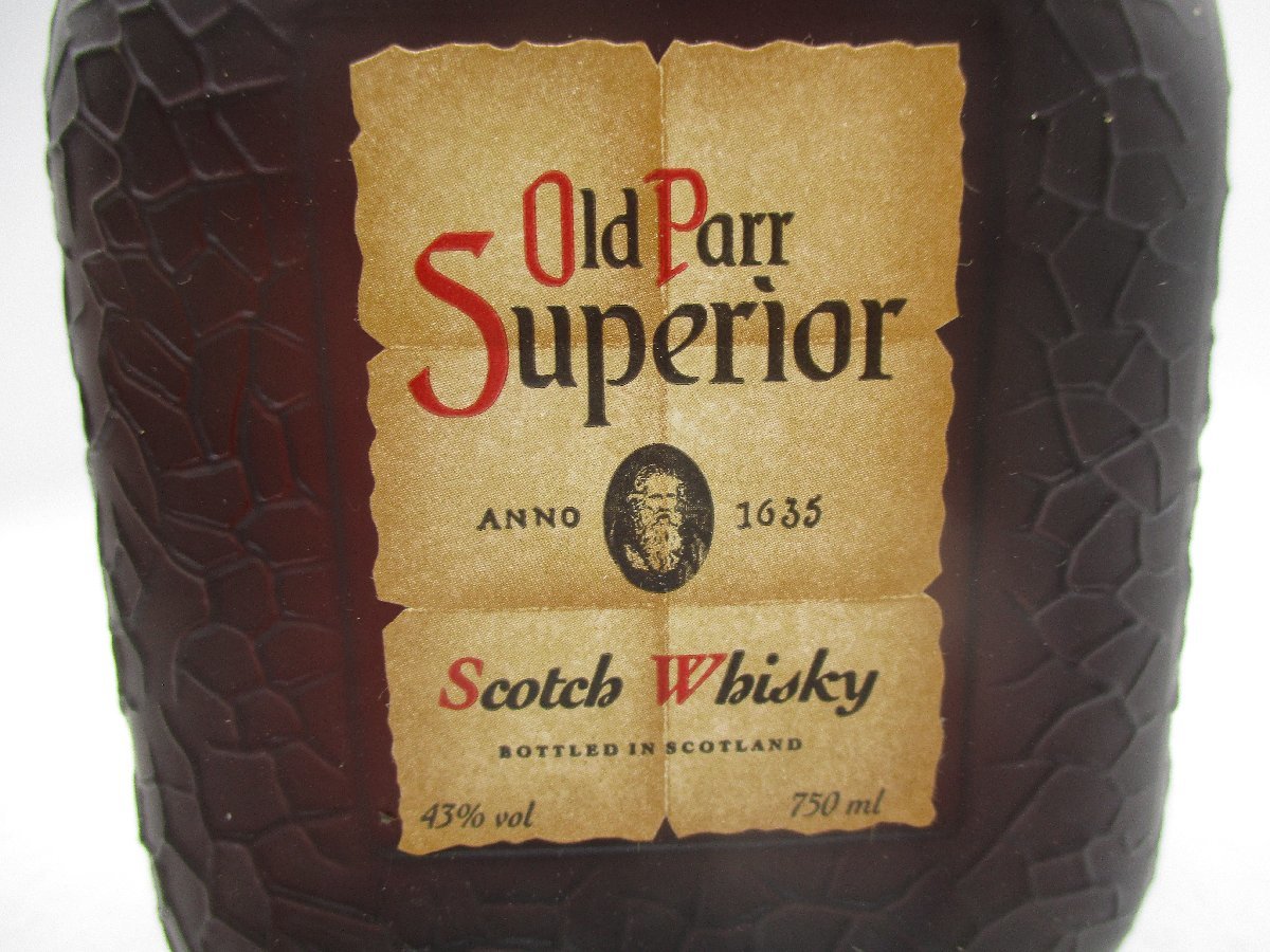 同梱OK商品】Old Parr SUPERIOR オールドパー スペリオール スコッチ