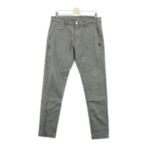 即決】PEARLY GATES パーリーゲイツ ストレッチパンツ 総柄 グレー系 5